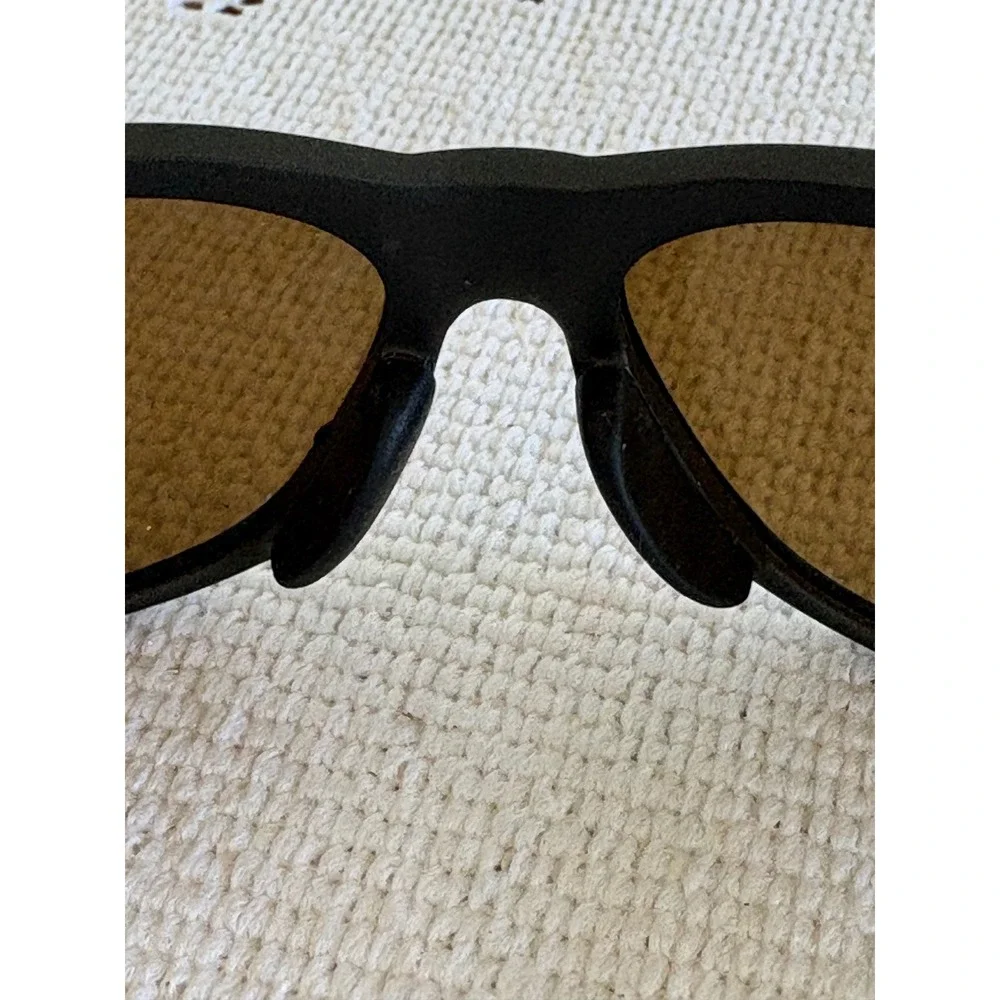Vintage Smith Sliver Sunglasses Coal Matte Black Brown Glass Lens.Italy. Sport